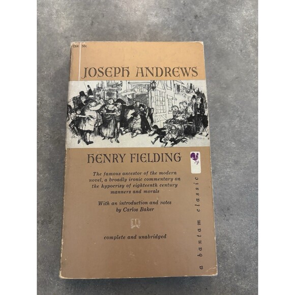 Joseph Andrews By Henry Fielding 1960 Bantam Classics Vintage Paperback - Picture 1 of 3